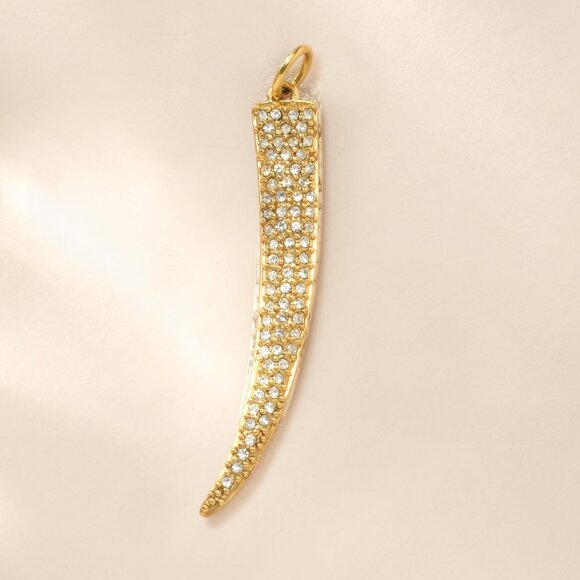 Stella & Dot | Charm/Pendant | Pave Horn Charm - Picture 1 of 10